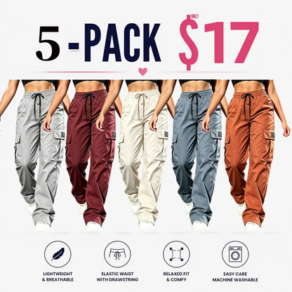 [LAST DAY SALE] Women’s Cargo Pants High Waist Loose Fit