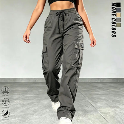 [LAST DAY SALE] Women’s Cargo Pants High Waist Loose Fit